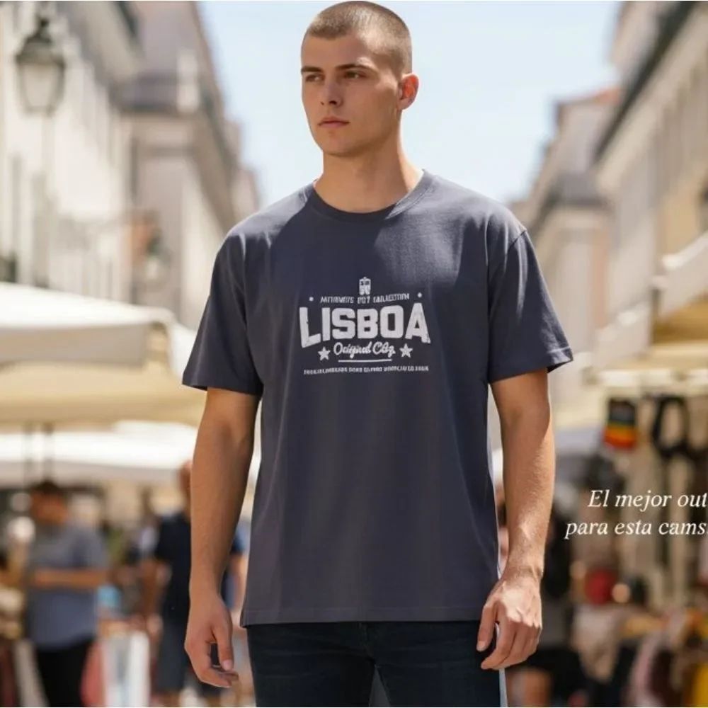 WOLF Men's Black Lisboa Tee